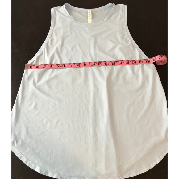 Lululemon Ace Mesh Blue Tank - Size 10 - Picture 8 of 9
